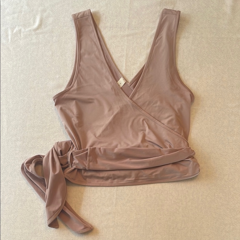 Lululemon Blush Pink Wrap Top 6